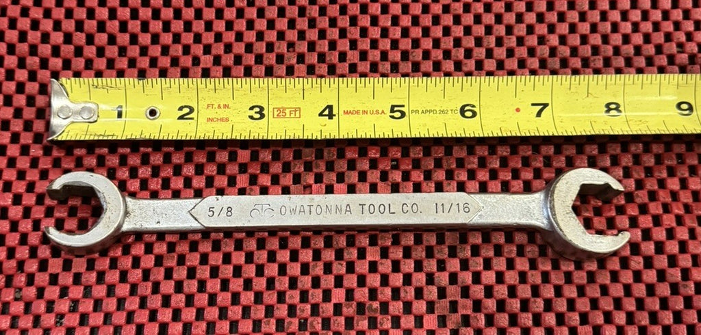 OTC Owatonna Tool Co. 5/8-11/16 Line Wrench CS2022 Made In USA🇺🇲 M6