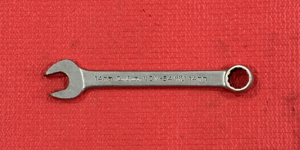 Vintage New Britain NDM-54  14mm Combination Wrench 6 Point Made In USA