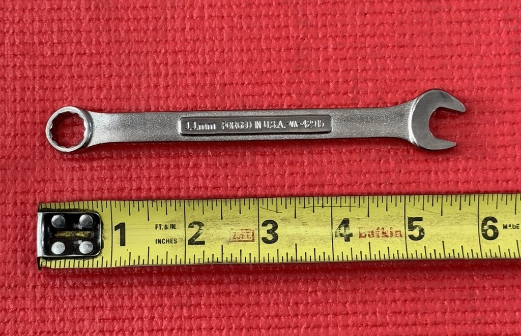 Vintage Craftsman NEW VA 42915 Metric 11mm Combination Wrench 12 Pt  Made In USA