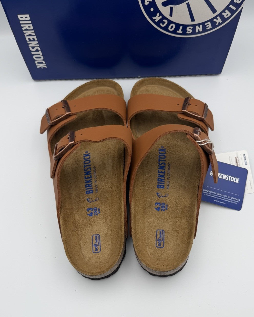 Birkenstock Arizona BS Ginger Brown Men's Size 10 | NEW