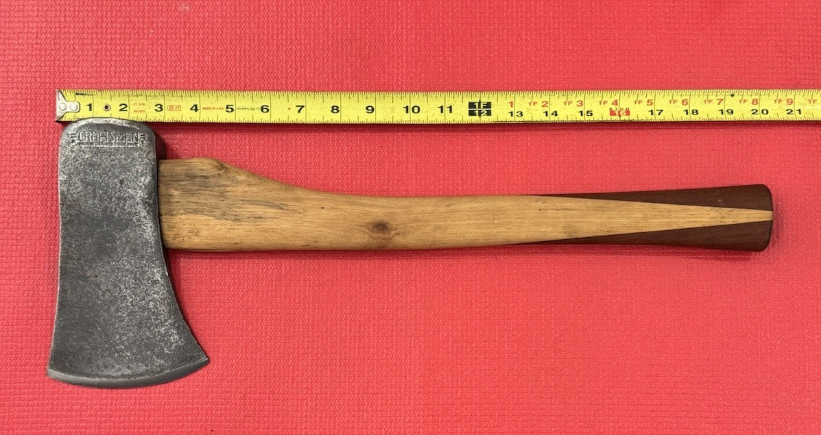 Vintage Craftsman Axe Single Bit 4 lb. New Wood Handle =M= Made In USA