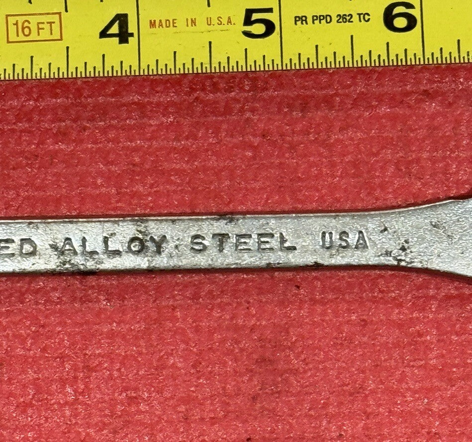 Vintage New Britain NDF-552, SAE 1/2" X 9/16" Flare Nut Line Wrench Made in USA