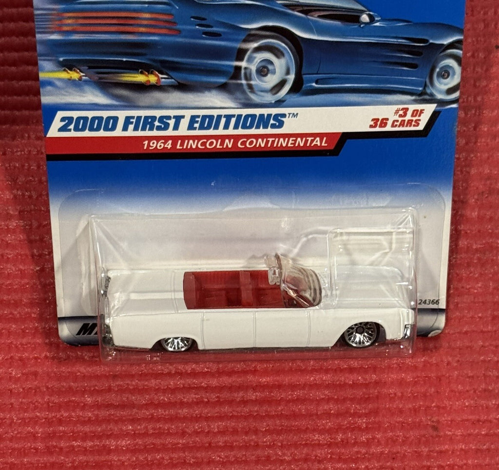 NEW Hot Wheels 1964 Lincoln Continental 2000 First Editions 2000 #63