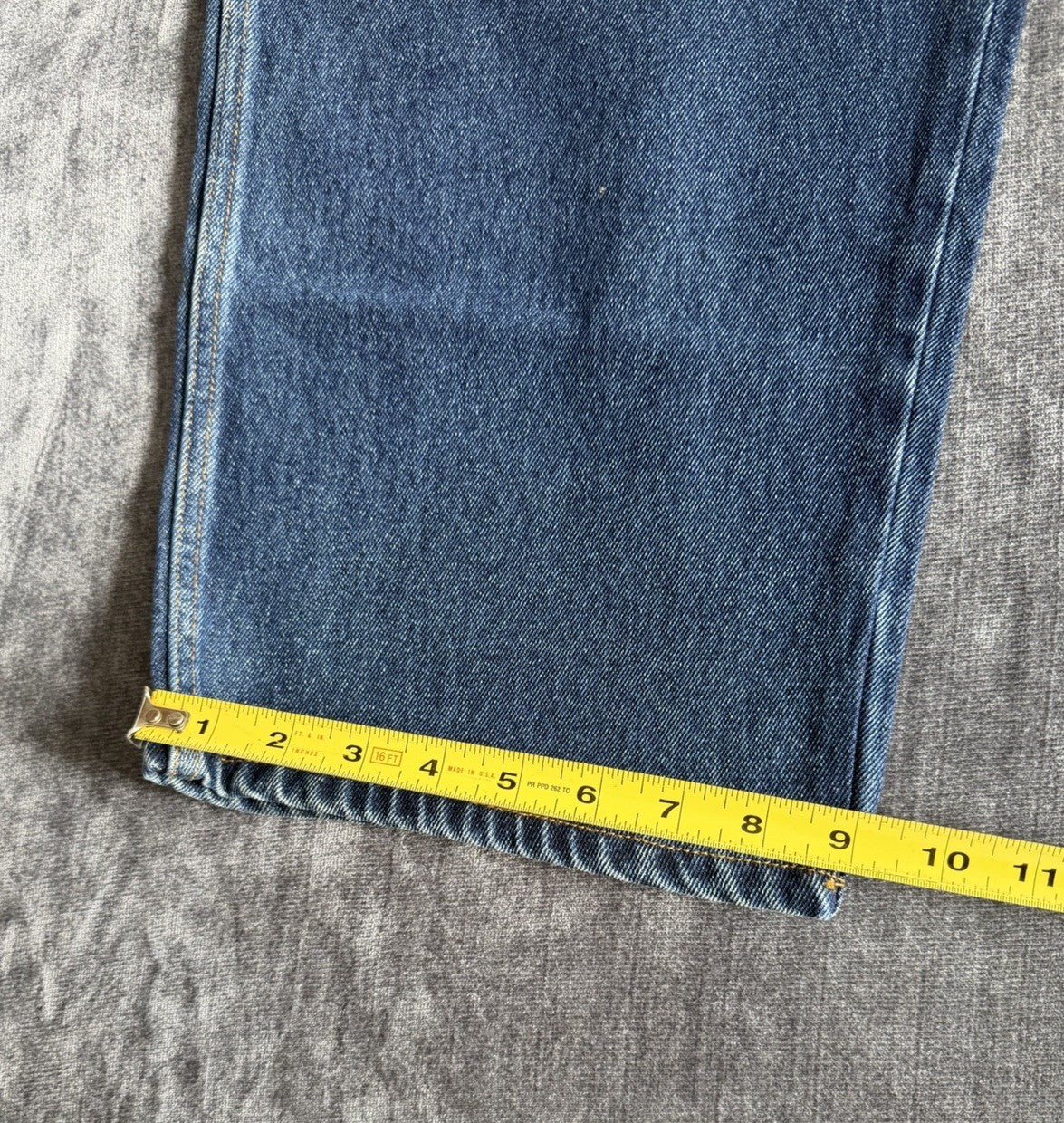 Basic Editions Regular Fit Men’s 48W X 30L Denim Blue Dark Jeans Classic NWT