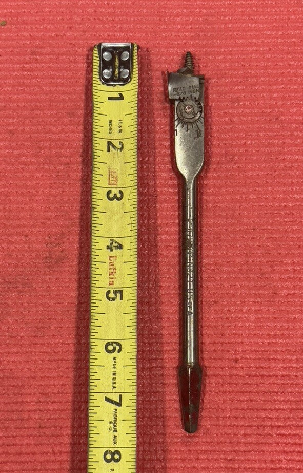 Vintage Irwin No. 21 Micro-Dial Expansive Drill Bit Bores 5/8" to 1 3/4"