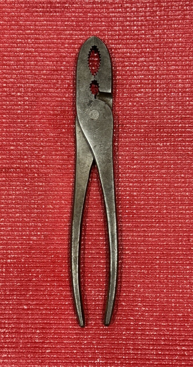 Vintage Worth Tools 10” Gas Pliers Gripping Plier STEEL Made In USA RARE N3