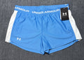 NWT Under Armour Tech Play Up Shorts Girls size YXL Ether Blue Drawstring