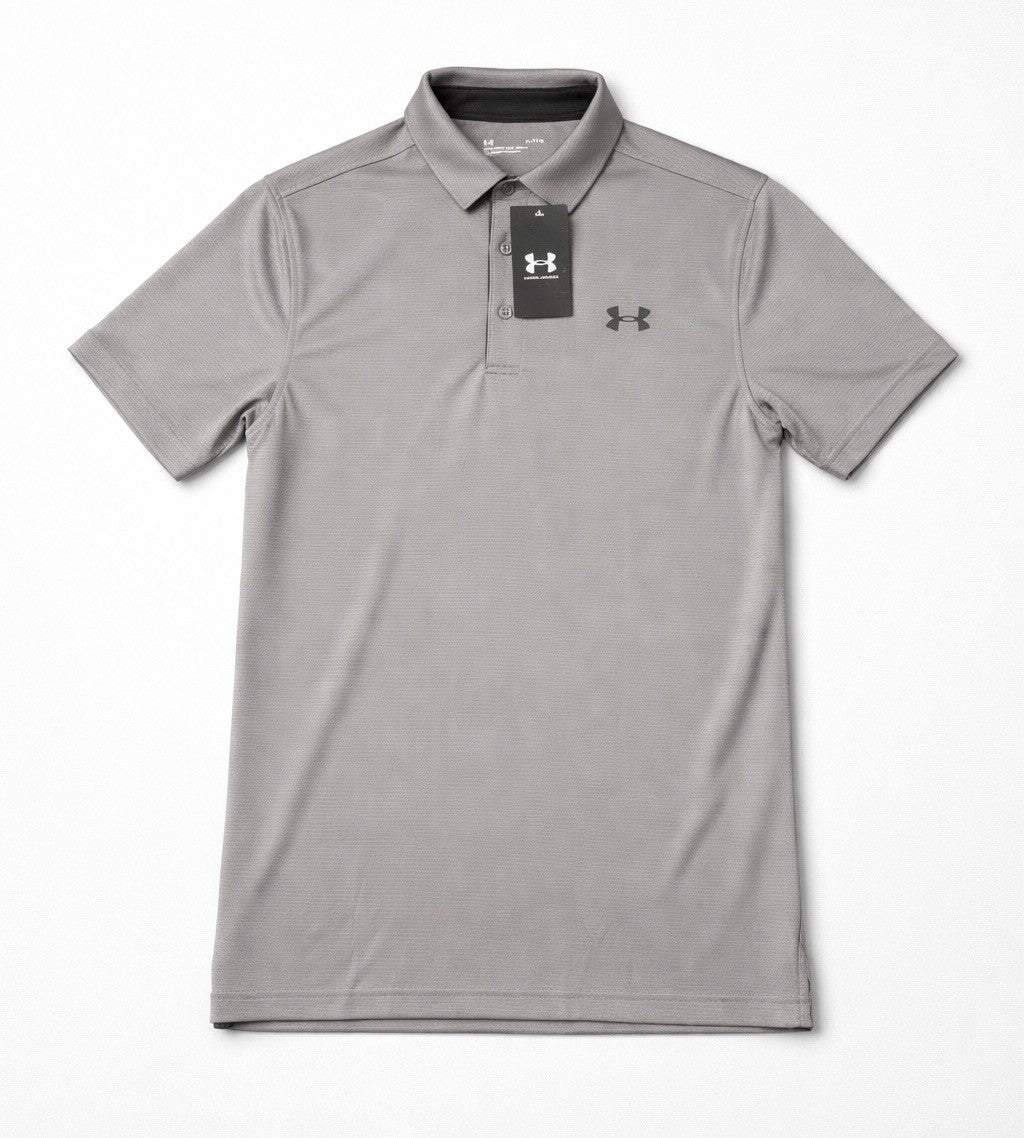 Under Armour Men's Tech Graphite Gray Polo Shirt CHOOSE YOUR SIZE! | NEW