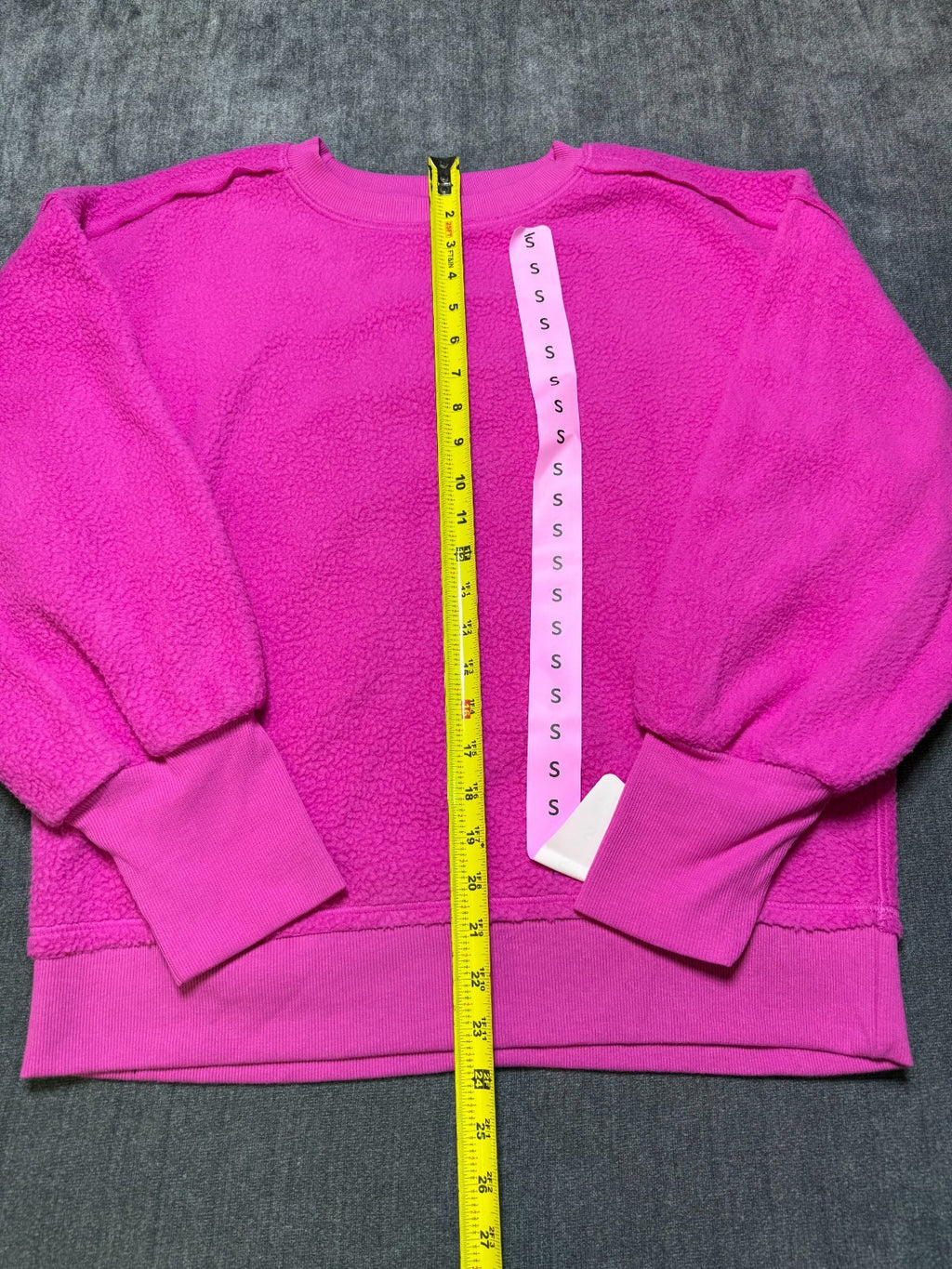 NWT Member's Mark Cozy Crew Neck Sweatshirt Women's Small Purple Casual Pullover