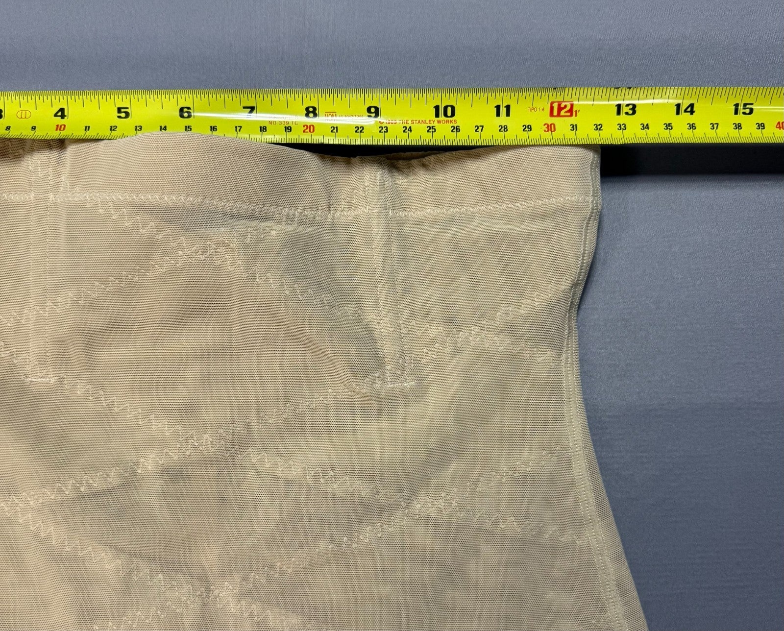 Women High Waist Shaper Shorts XL Nude Beige Tummy Control Lace Thigh Slimmer