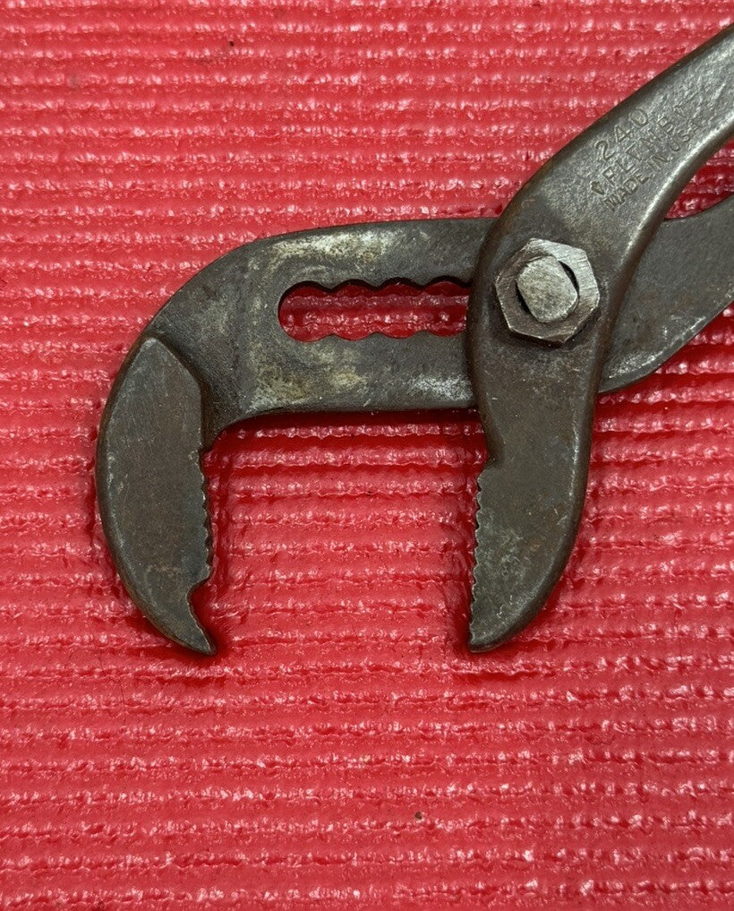 Vintage Plumb 240 Tongue and Groove Slip Joint Pliers Made in USA PLVMB, PLOMP