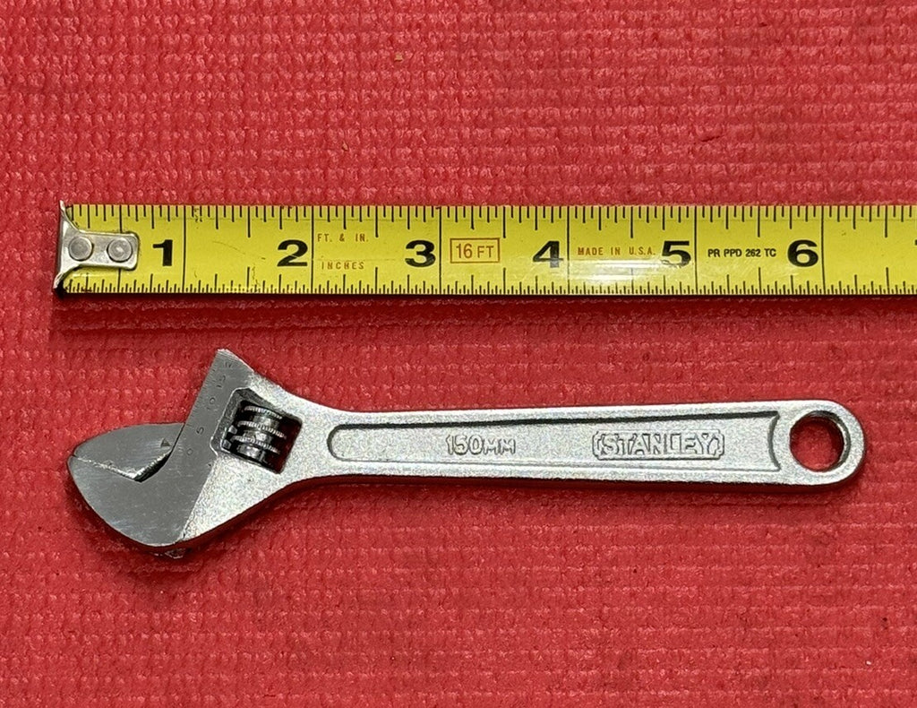 Vintage Stanley Tools 87-367, 150MM 6in Adjustable Wrench