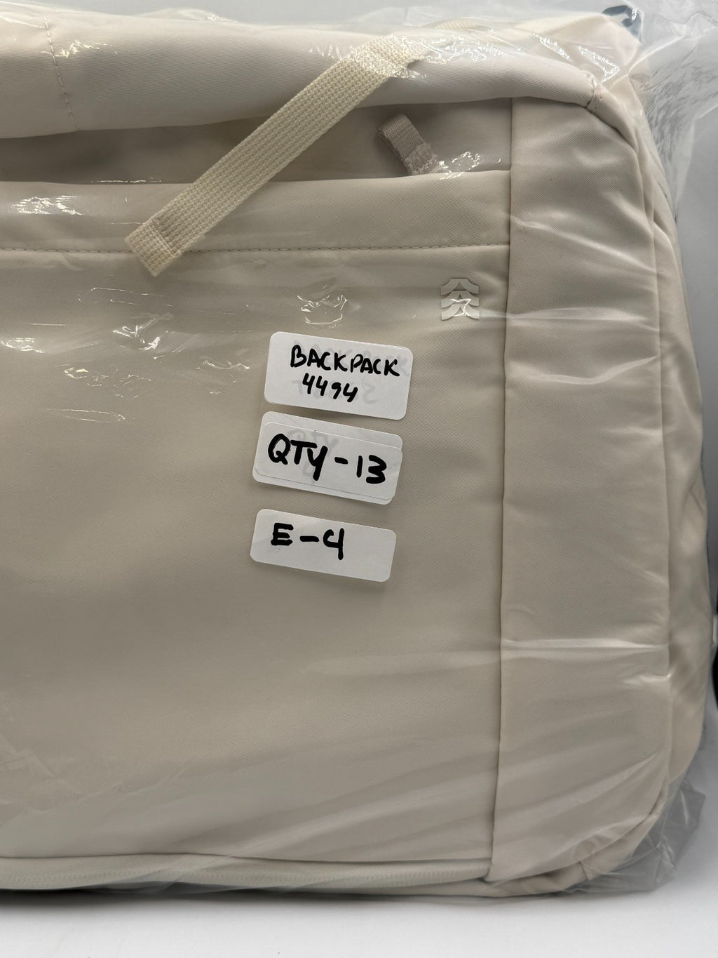 NEW All In Motion 17.5" Lifestyle Backpack Unisex Off White Modern Laptop Bag