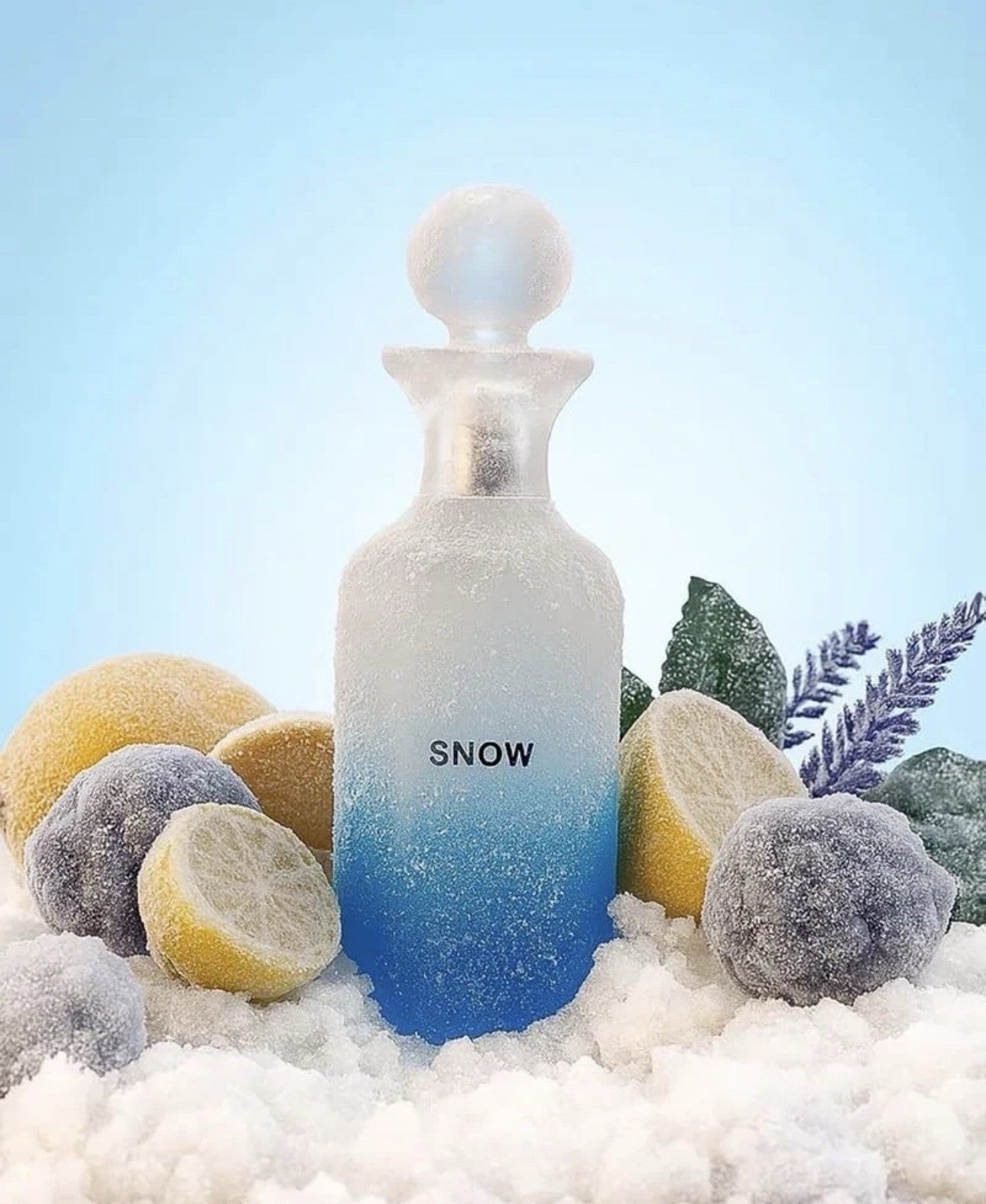 FRAGRANCE STORY SNOW for Men Parfum –3.4 fl oz/100 ml NEW IN BOX