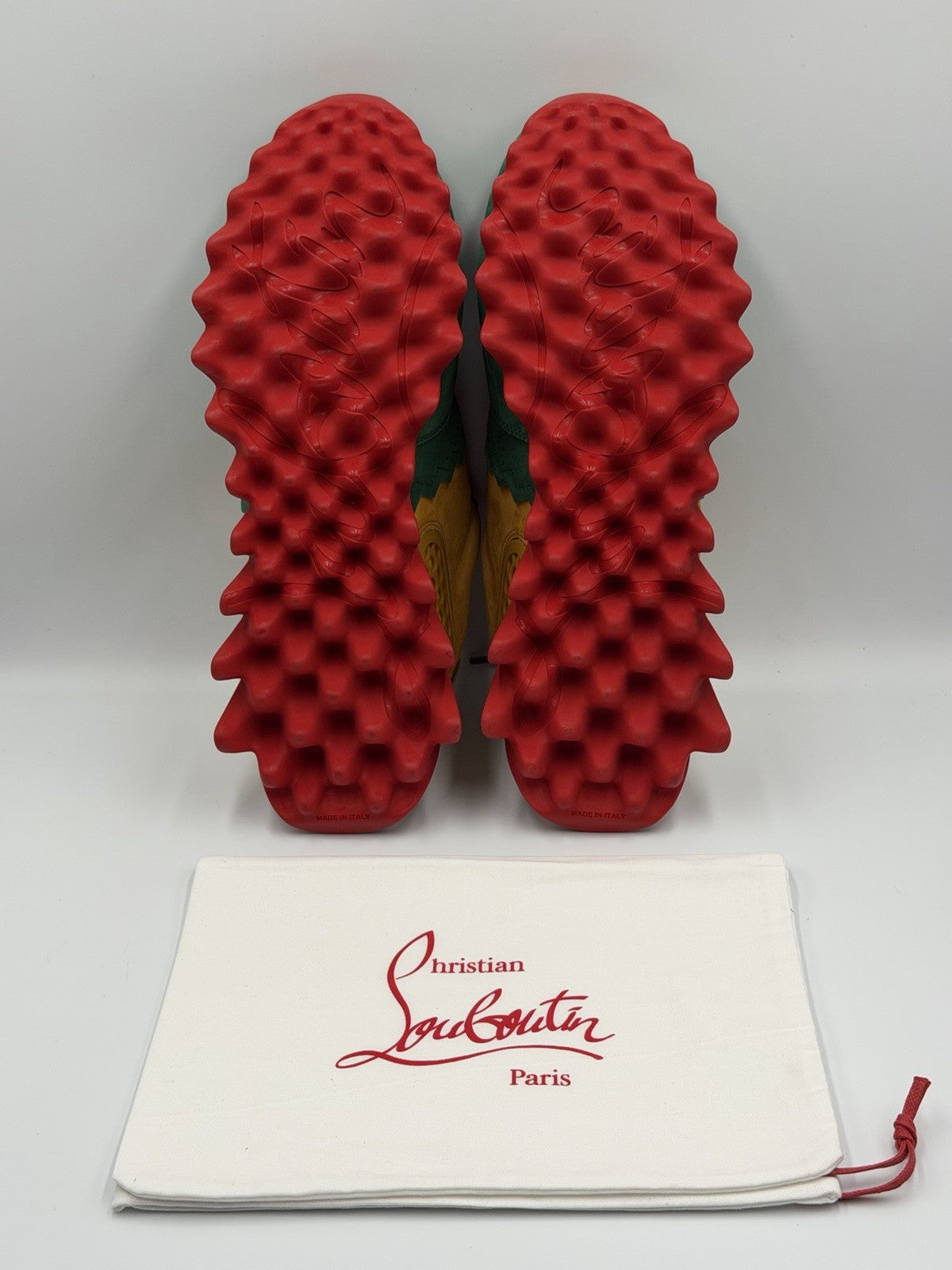 AUTHENTIC Christian Louboutin Loubishark Men's Suede Size 41.5 EU, 8.5 US NEW