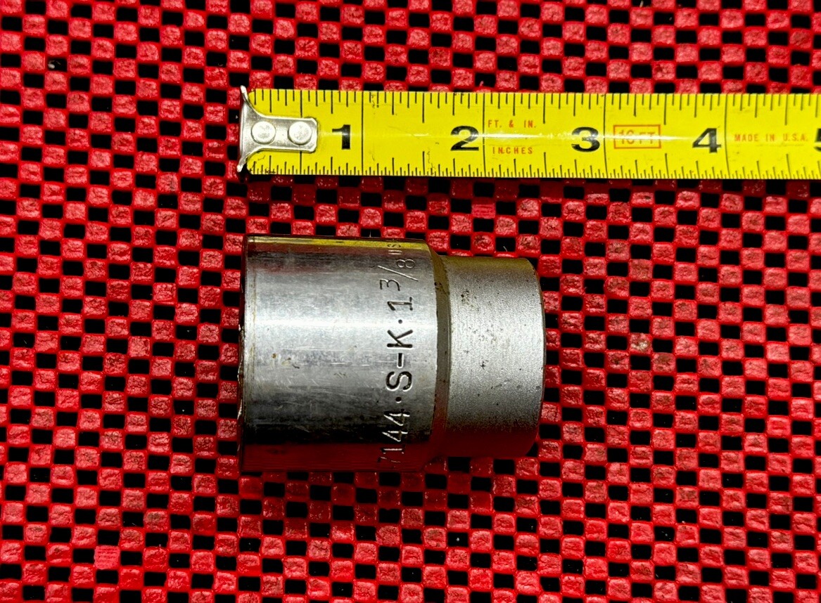 S-K Tools 47144, 3/4" Drive 1-3/8in, SAE 12 Point Socket Made In USA N4