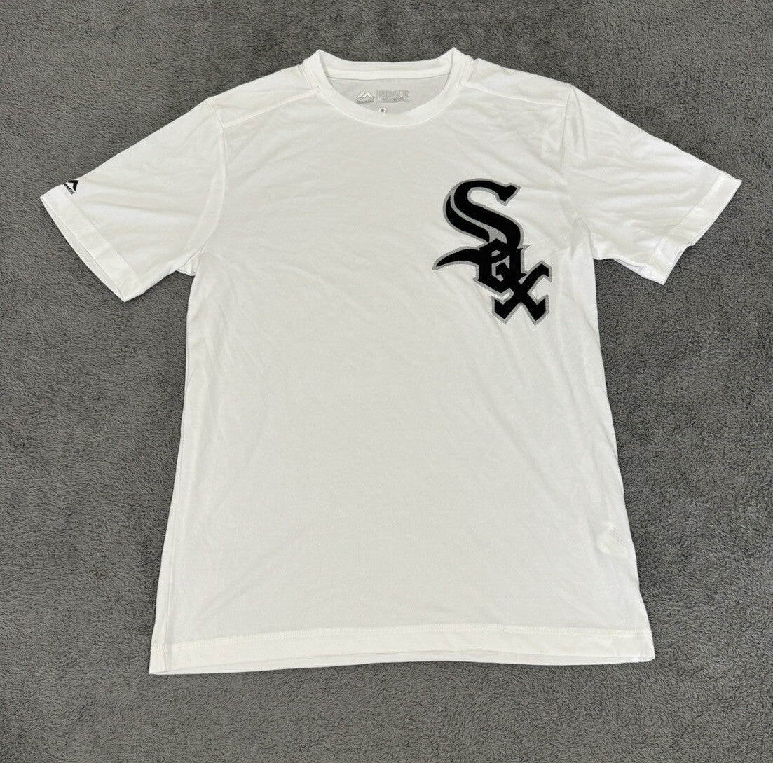 NEW Chicago White Sox Majestic Evolution Tee Cool Base Men's Size Small T-Shirt