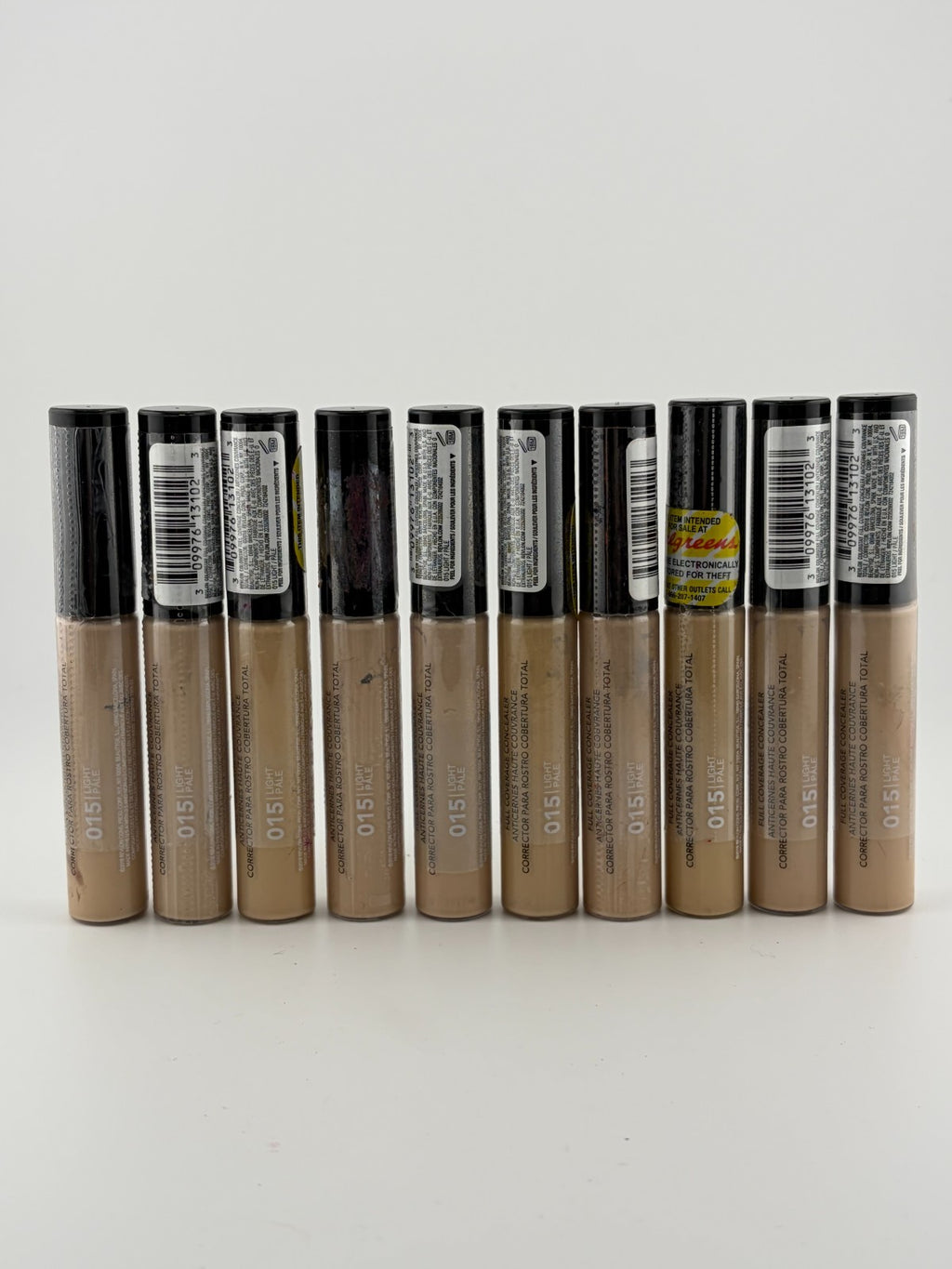 New Revlon ColorStay Full Coverage Concealer Makeup 18M 015 Light - Set of 10