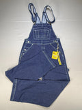 Hybrid & Company Stretch Overall Pants Women's Medium Dark Wash Pockets Preppy