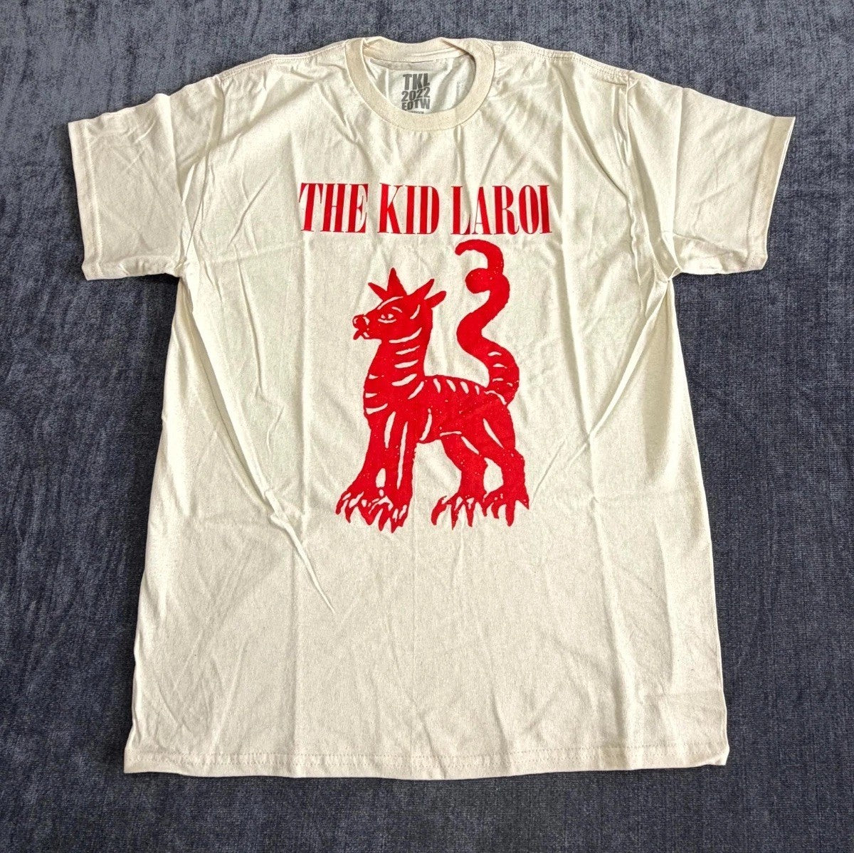 TKL 2022 EOWT Sketch T-Shirt Unisex Medium Ivory Graphic Print Short Sleeve
