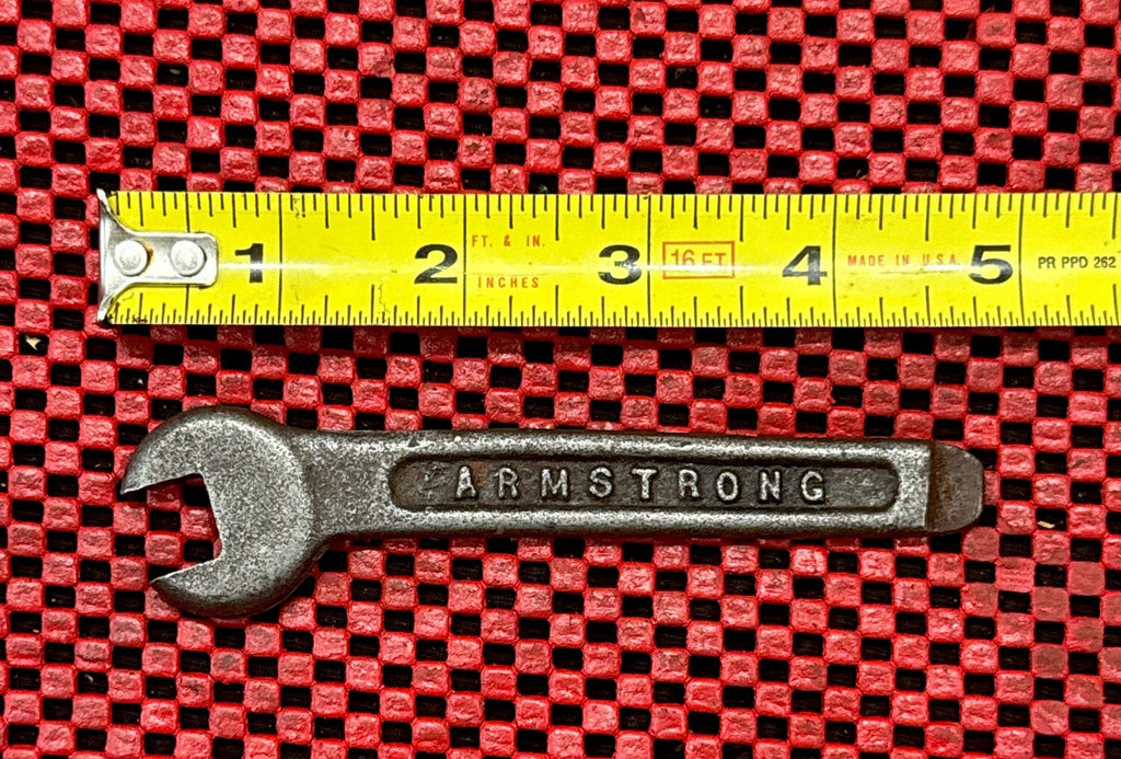 Vintage Armstrong  No. 2 Open End Square Nut Wrench Made In USA Rare N5