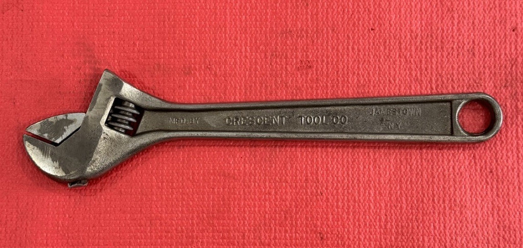 Vintage Crescent Crestoloy 12" Inch Adjustable Wrench, Jamestown, NY, USA