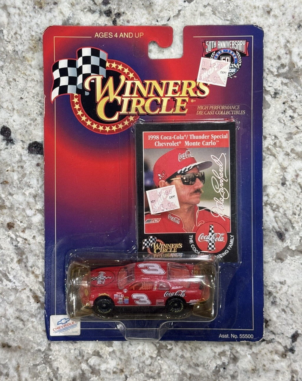 1998 Winners Circle 1/64 Dale Earnhardt #3 Coca-Cola Thunder Special Monte Carlo