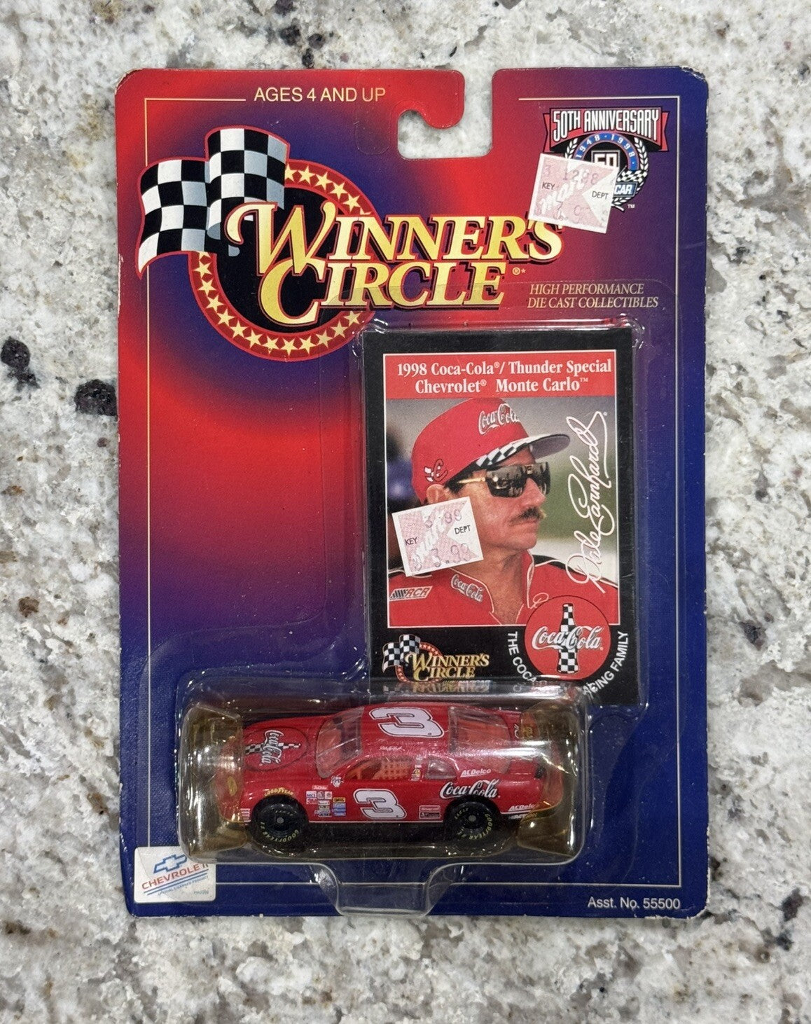 1998 Winners Circle 1/64 Dale Earnhardt #3 Coca-Cola Thunder Special Monte Carlo