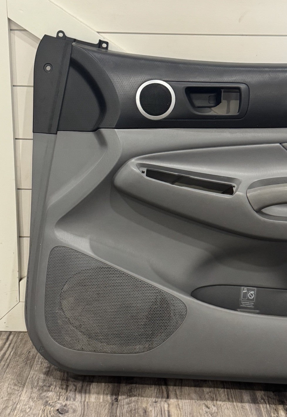 05-11 Toyota Tacoma Front Door Panel Passenger Side Access Cab RH OEM Black/Gray