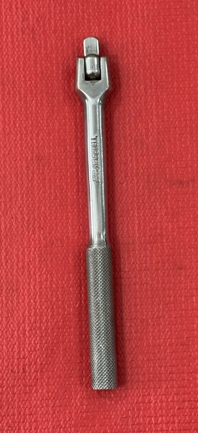 VINTAGE THORSEN #51112  3/8" DRIVE KNURLED BREAKER BAR FLEX HEAD MADE IN TAIWAN