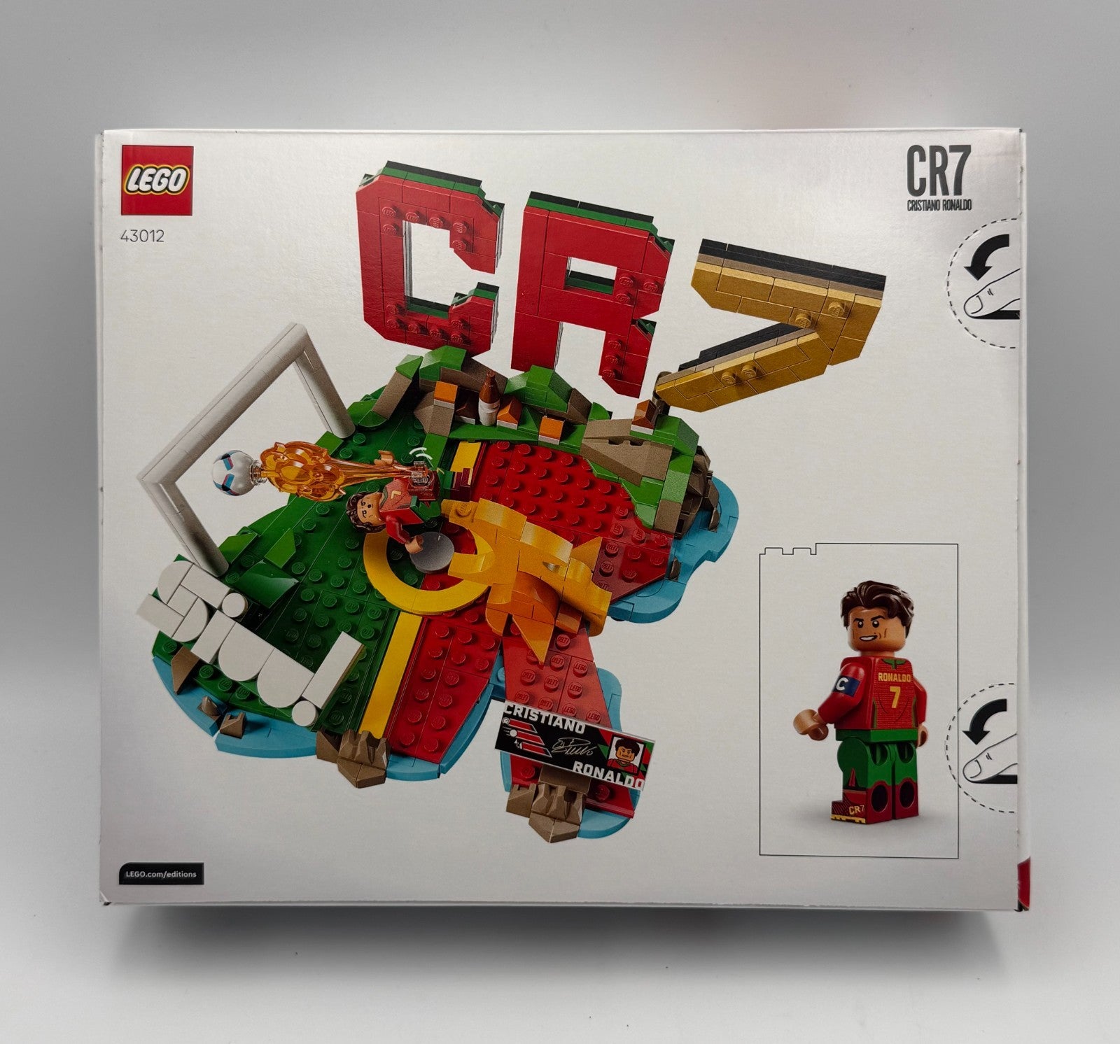 New LEGO 43012 Editions Cristiano Ronaldo Soccer Highlights Buildings - 490 Pcs
