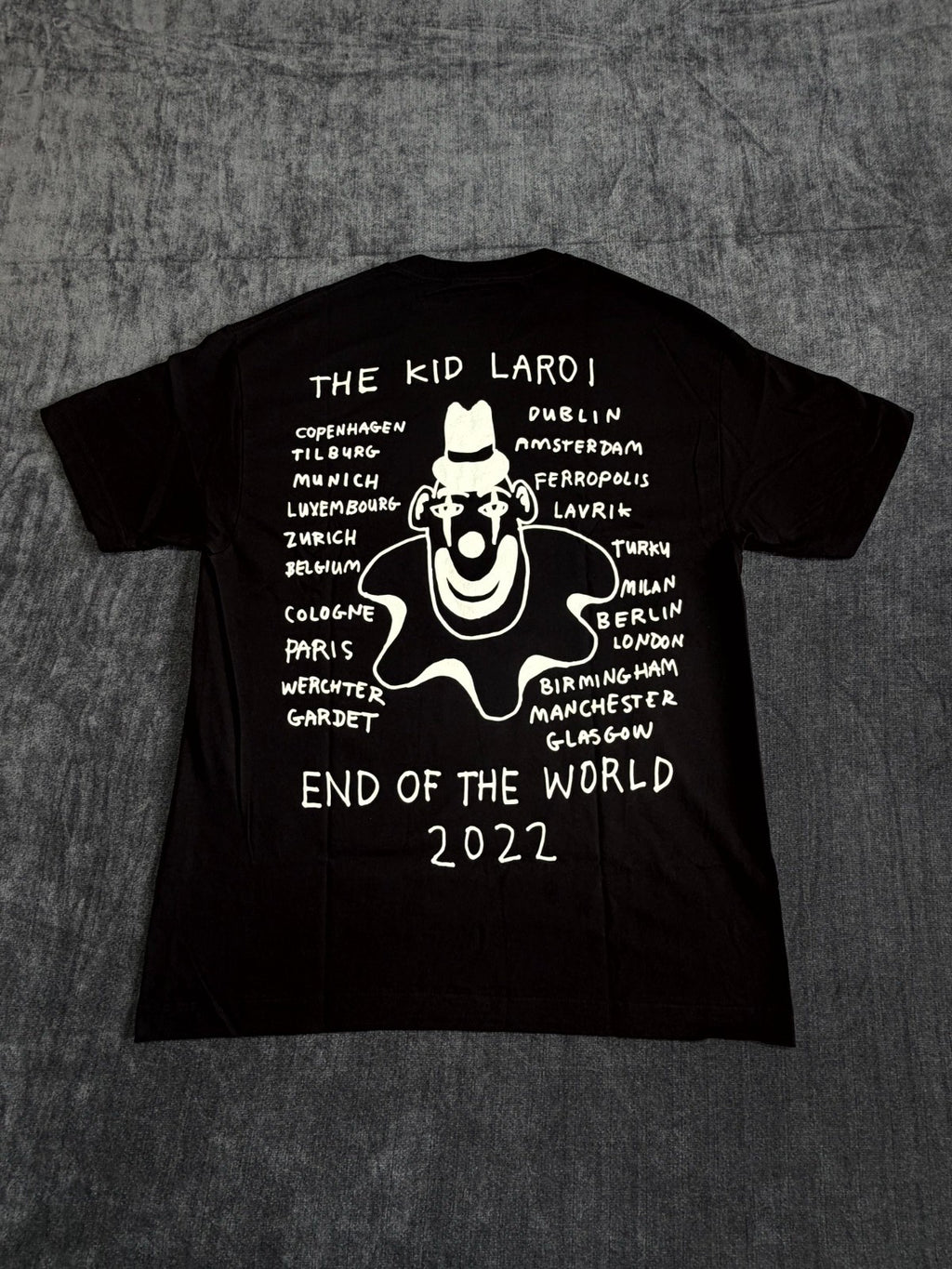 NWOT TKL 2022 EOWT Sketch T-Shirt Men's Large Black Graphic Print Short Sleeve