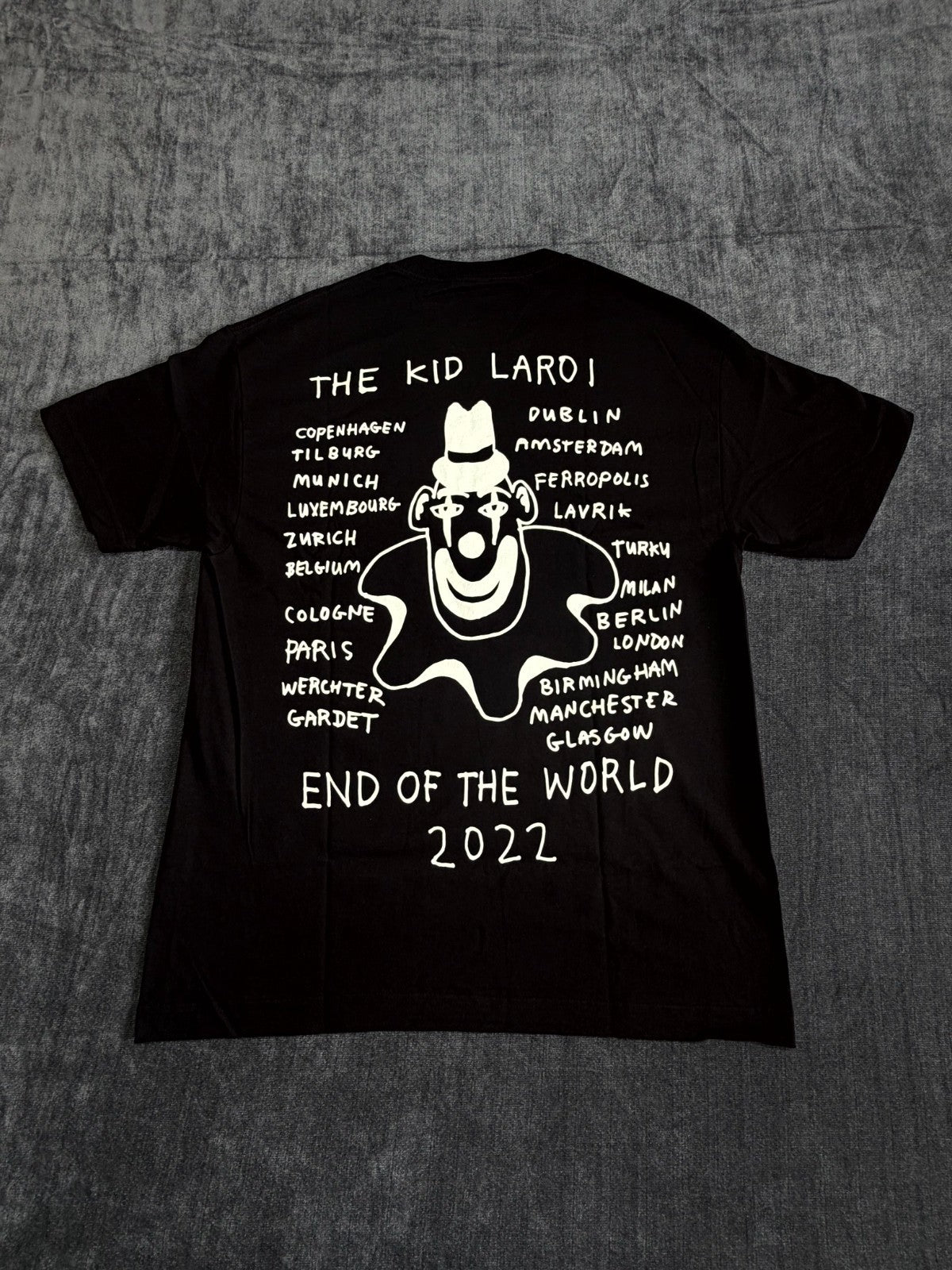 NWOT TKL 2022 EOWT Sketch T-Shirt Men's Large Black Graphic Print Short Sleeve