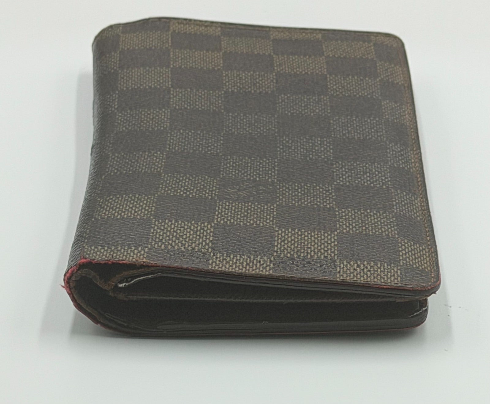 Authentic Louis Vuitton Vintage Brazza Wallet Men's Brown Damier Graphite Zip