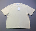 NWT Off-White Towel Terry All-Over Logo T-Shirt Men's Small Cream Textured Knit