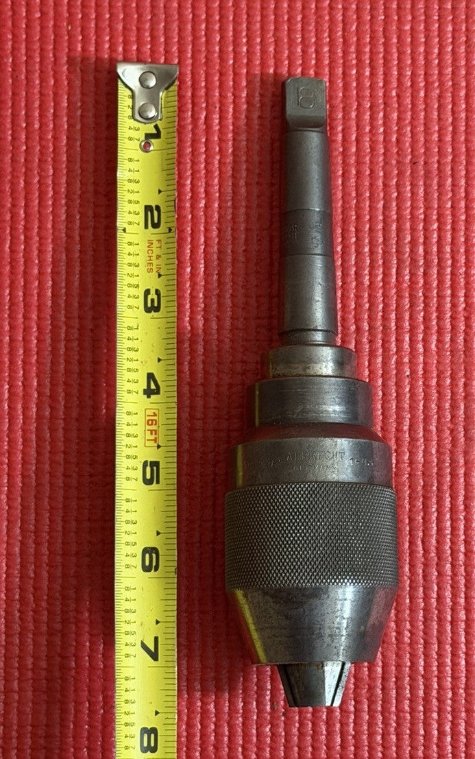 Albrecht Keyless Drill Chuck 1/32" - 1/2" model 1-13 w/ Jacobs Arbor A0206