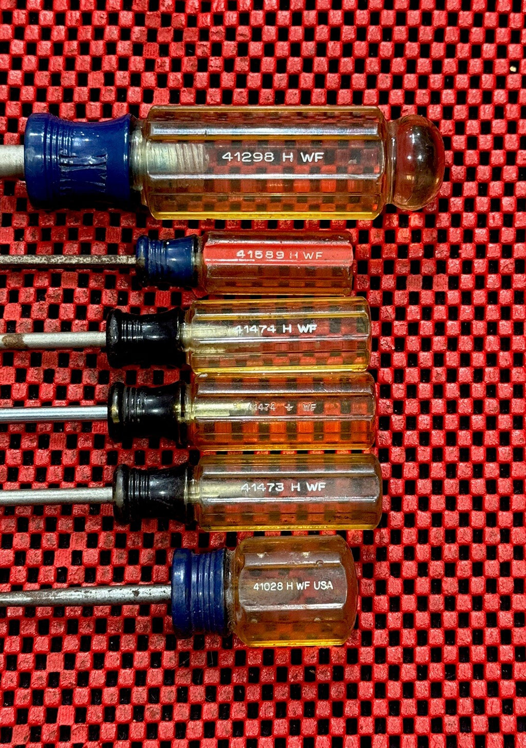 CRAFTSMAN VINTAGE LOT OF 6 HWF PHILLIPS HEAD SCRATCH AWL & TORX SCREWDRIVERS USA