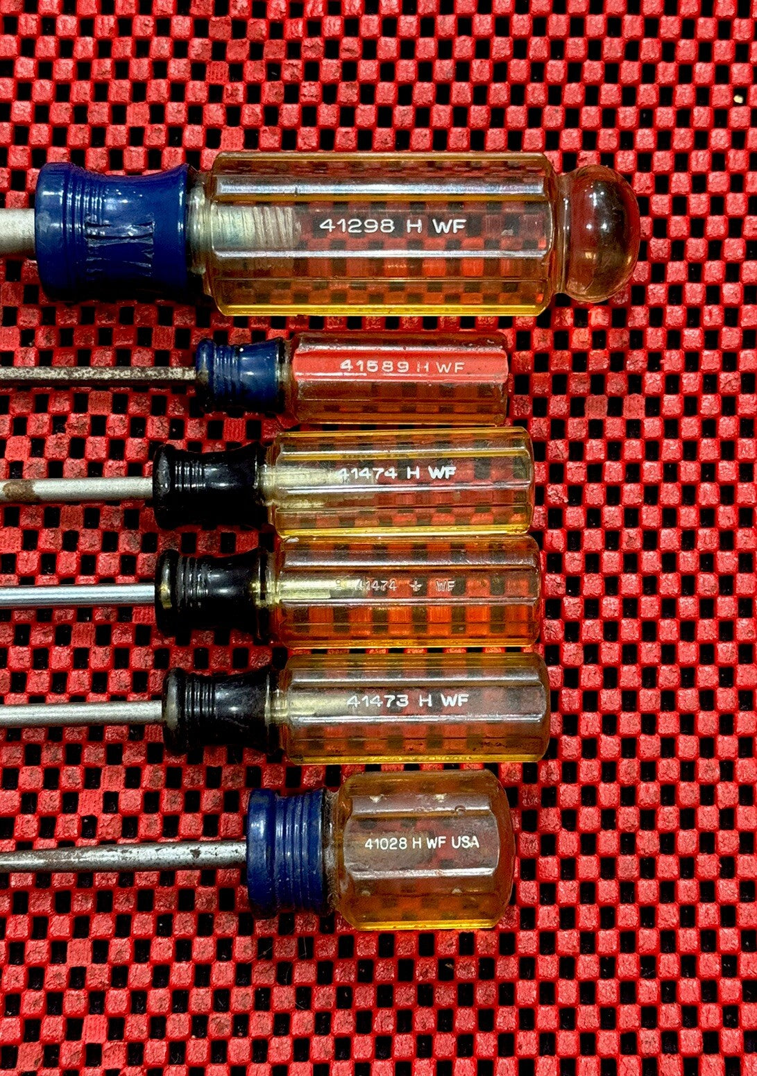 CRAFTSMAN VINTAGE LOT OF 6 HWF PHILLIPS HEAD SCRATCH AWL & TORX SCREWDRIVERS USA