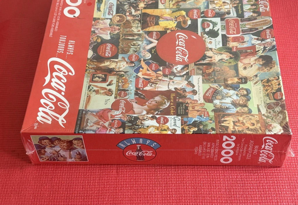 Coca Cola Jigsaw Puzzle 2000 Pieces 1998 Springbok New Sealed Always Coca Cola