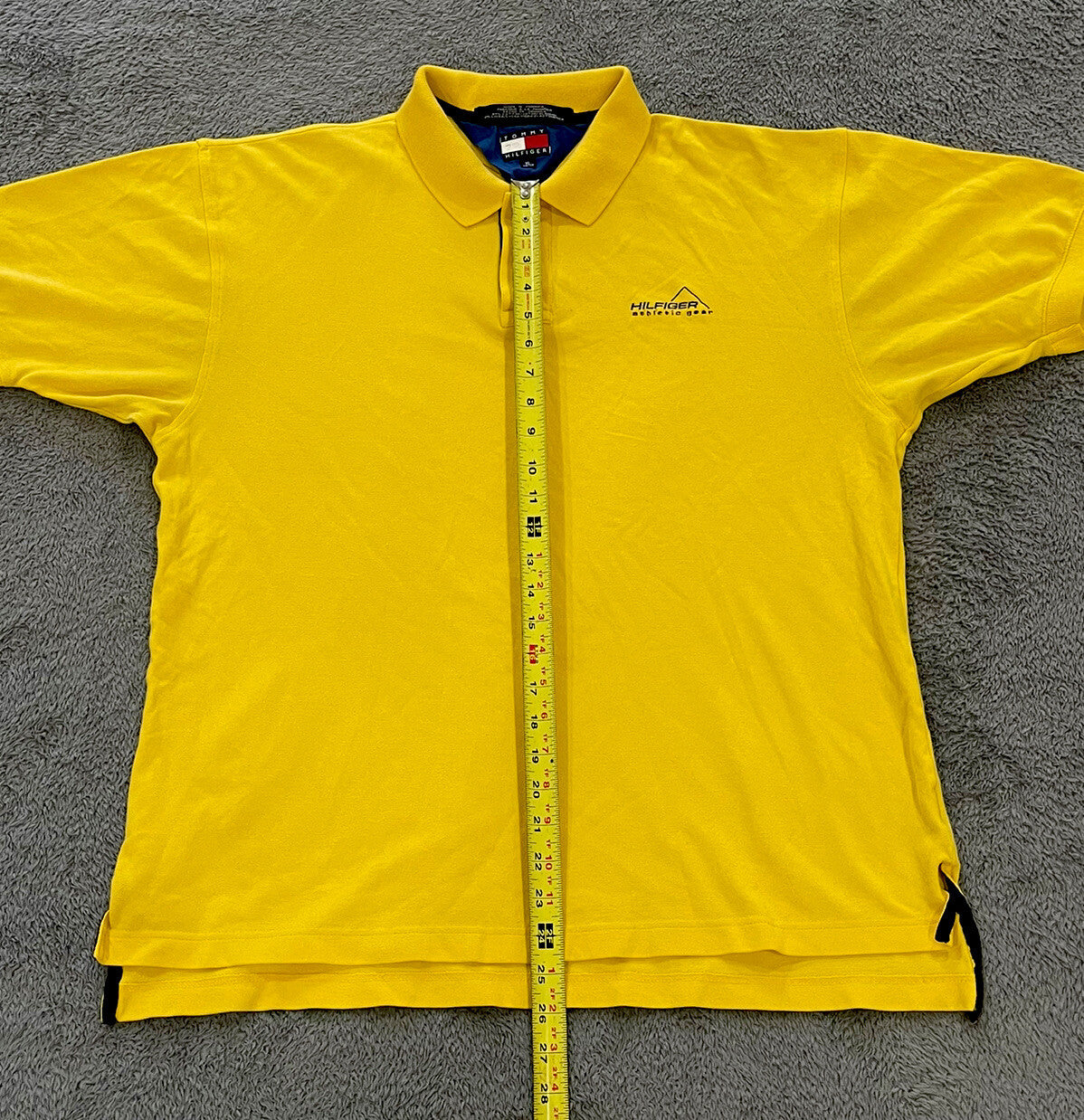 Vintage Tommy Hilfiger athletic gear Yellow Vintage Polo Shirt Men's Size XL