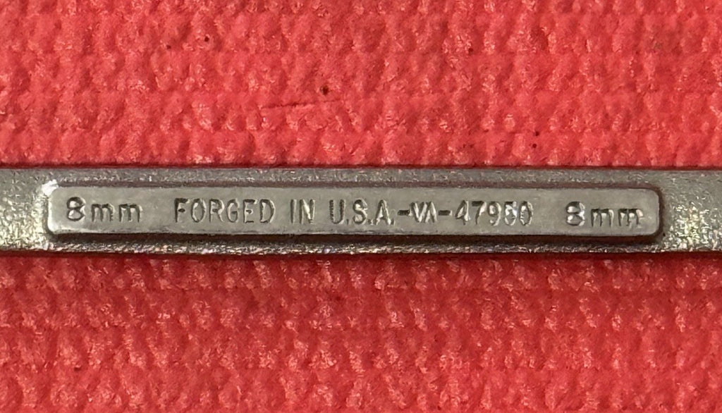 Craftsman -VA- 47950 8mm Quick Speed Wrench Combination Wrench 12 Pt Made in USA
