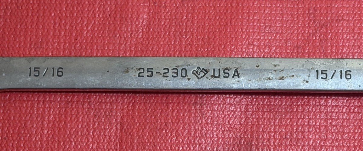 Armstrong Tools USA 25-230 15/16” Combination Wrench Polished Chrome, 12 Point
