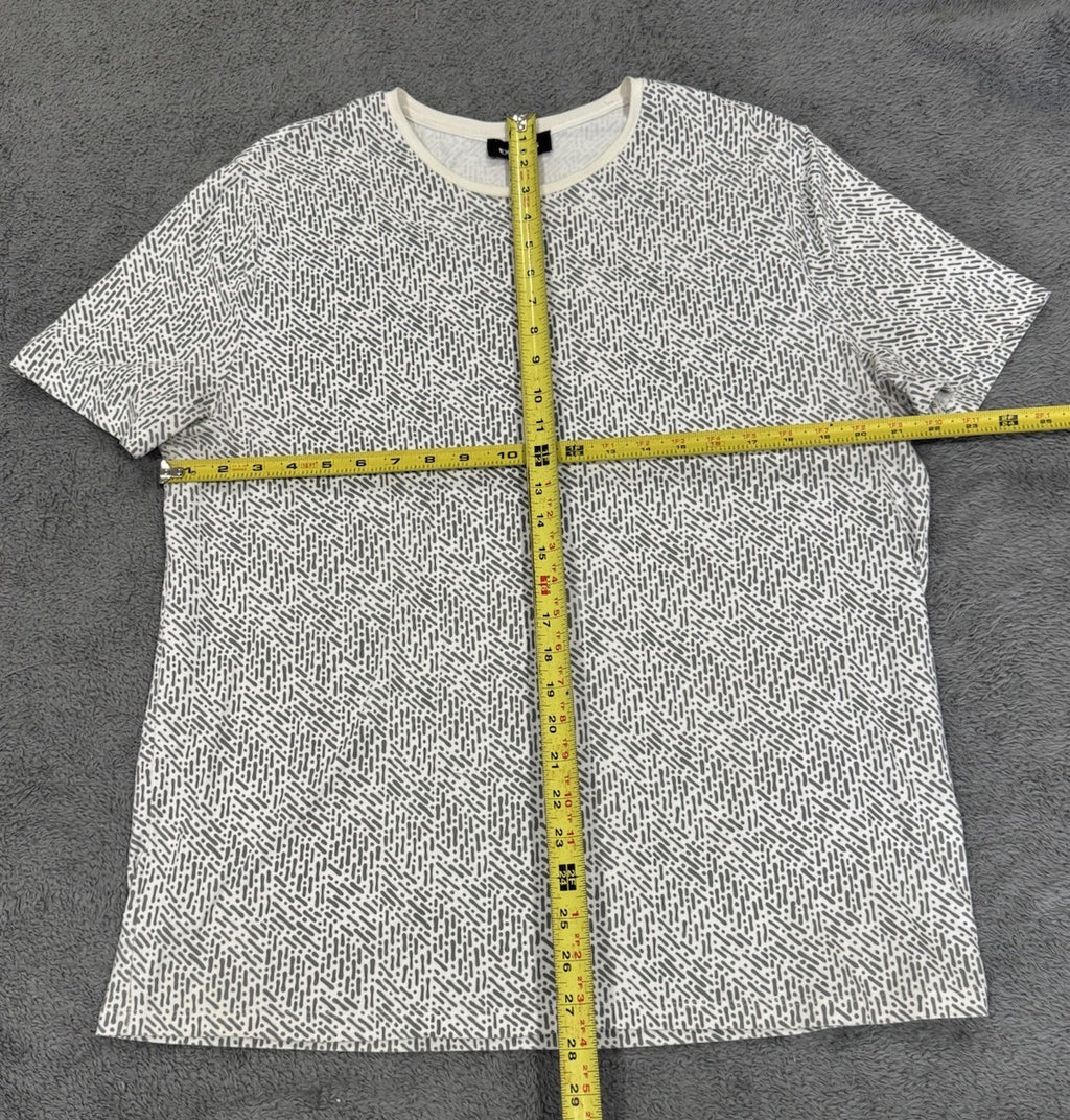 Express abstract lines moisture wicking performance stretch Men t-shirt size XL