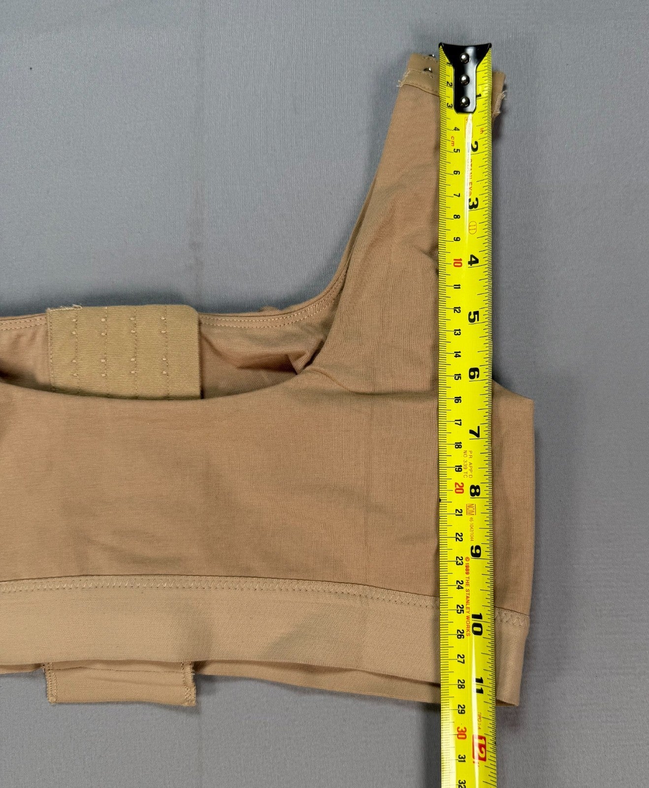 Women's Nude Post Surgery Front Closure Sports Bra Posture Corrector Support Top