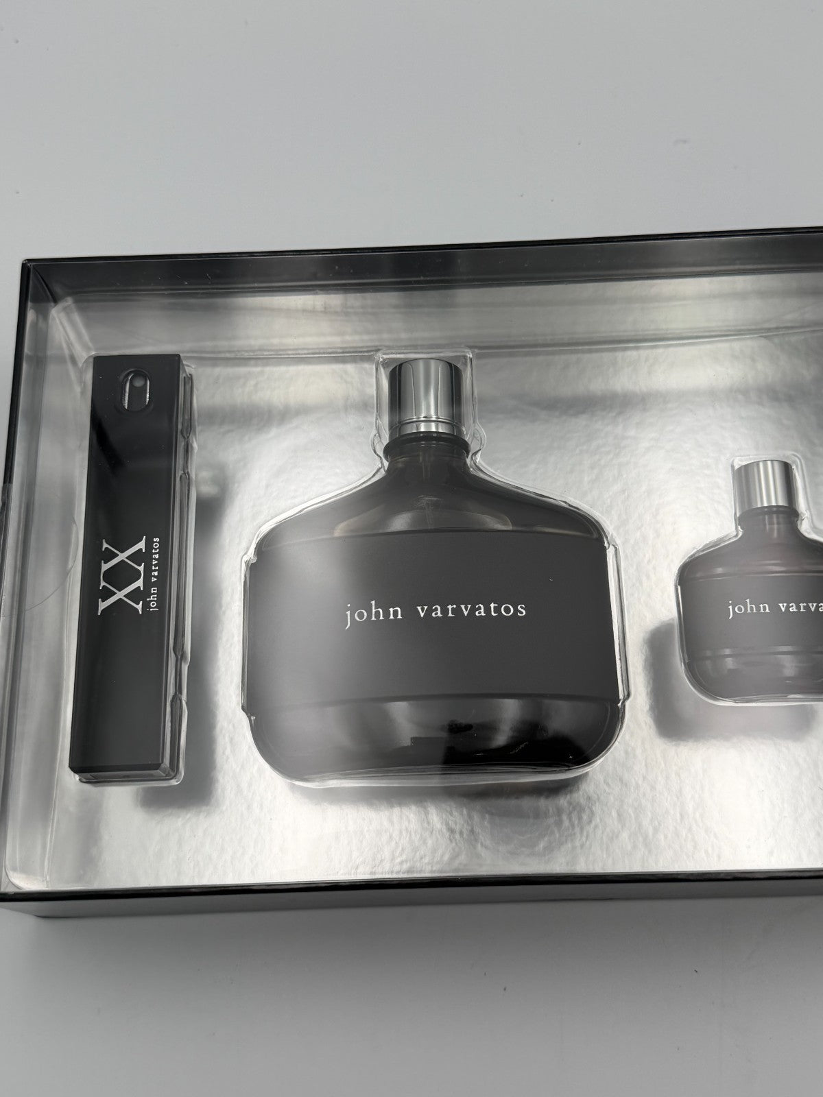 John Varvatos XX 3 Piece Gift Set Men's EDT Fragrance Spray - 4.2 Oz & 0.57 Oz
