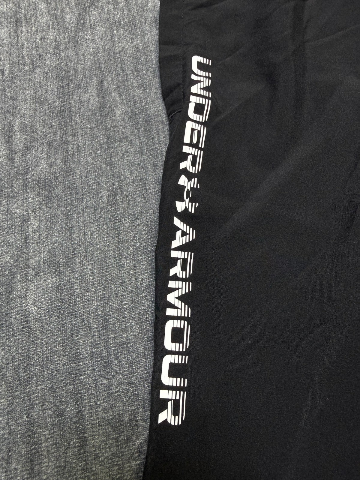 Under Armour Woven Wordmark Shorts Men's Small Black Logo Casual Wear