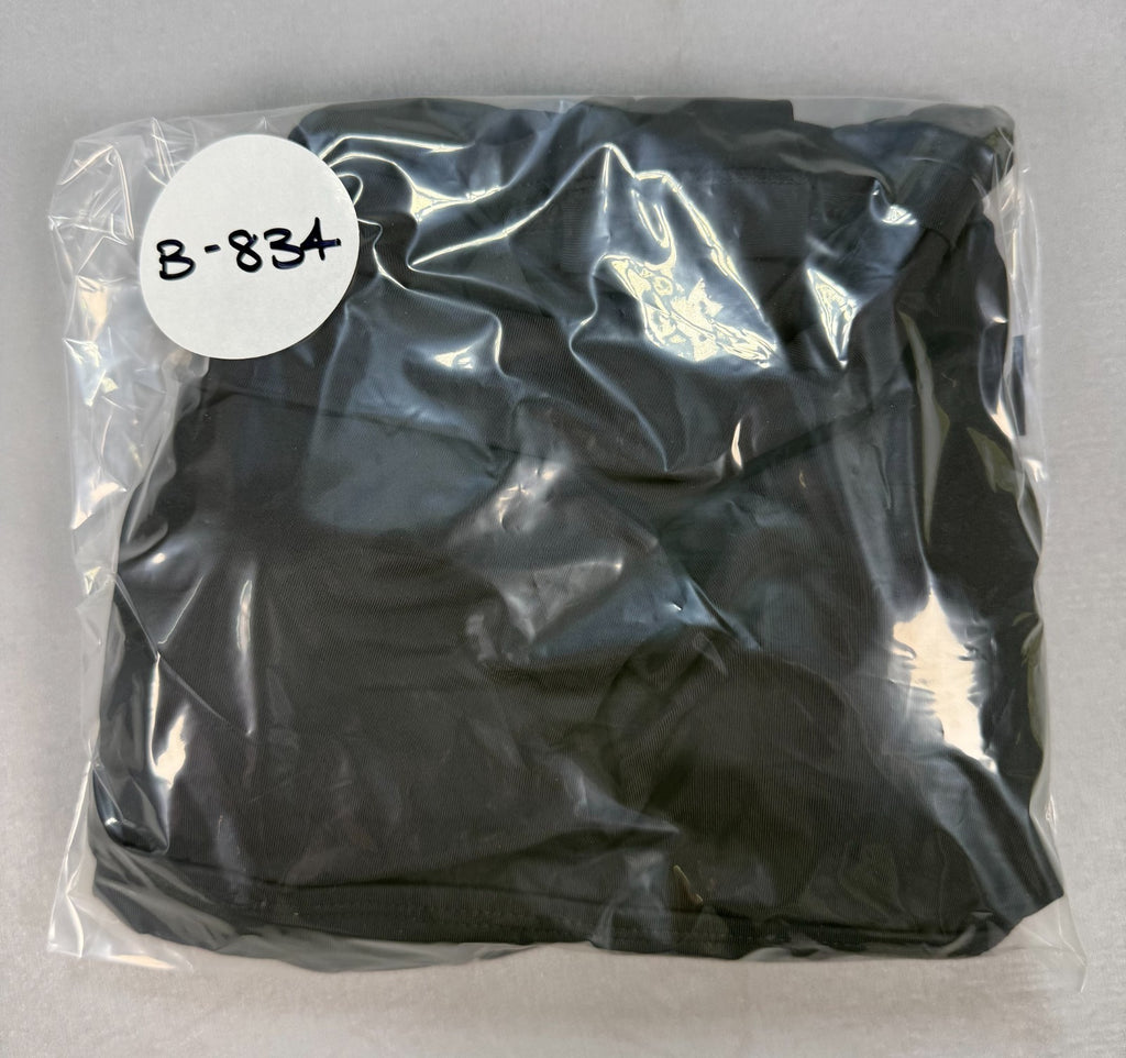 Tempt Me One Shoulder Tankini Top Women's XL Black Ruched Tummy Control Swimwear