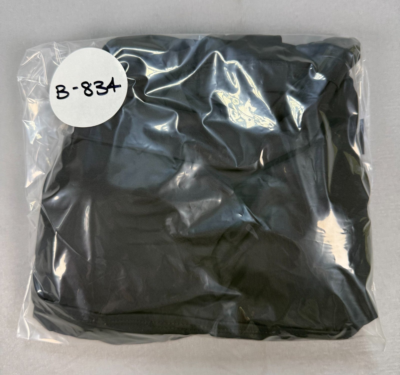 Tempt Me One Shoulder Tankini Top Women's XL Black Ruched Tummy Control Swimwear