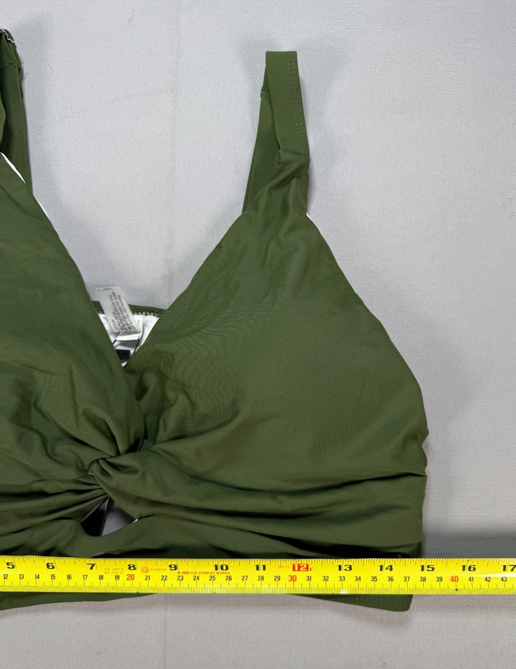 Daci 2-Piece Swimsuit Women's 18W Olive Green High Waisted Beach Bikini Set