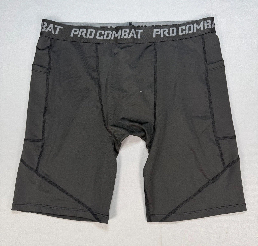 Niksa Pro Combat Compression Shorts Men's X-Large Black Workout Gym Training